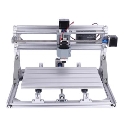 China 10000MW CNC3018 Laser Engraver Machine With GRBL ER11 Air-cooled desktop rubber engraving machine for stamp for sale