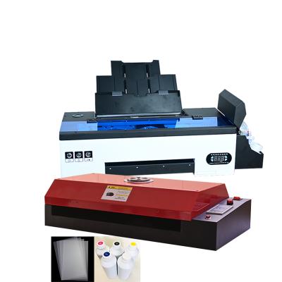 China Hotels Fast Shipping Soan DTF 30cm Inkjet Printer Direct to Film Printing Machine with L1800/DX5/R1390 Printhead and DTF Oven Dryer for sale