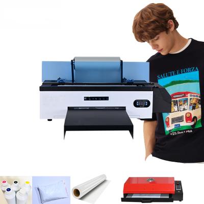 China 2022 New Hotels A3 Roll To Roll Printhead DTF Printer R1390 DTF Printer And DTF Dryer For T Shirt Fabric Leather Bag Printing for sale