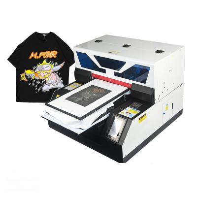 China Hot Selling Epson A3 Digital DTG Printhead Direct Flatbed Printer Hotels Garment Printing Machine For Textile Fabric T-shirt for sale