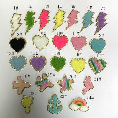 China Custom Multiple Clothing Patch Patterns Apparel Woven Patches High Quality Woven Patch Embroidery Patches for sale