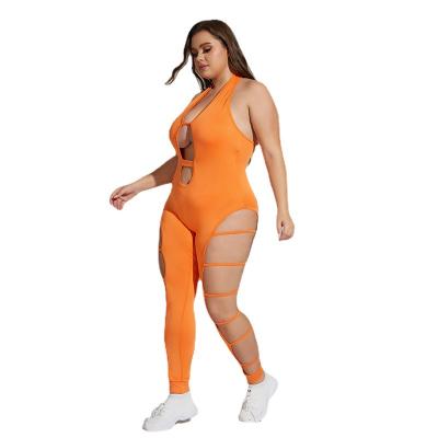 China Ins Breathable Trend One Pieces Jumpsuit Women Sports Fitness Yoga Set SleevelessTight Yoga Pants Jumpsuit One Piece Rompers Playsuit for sale