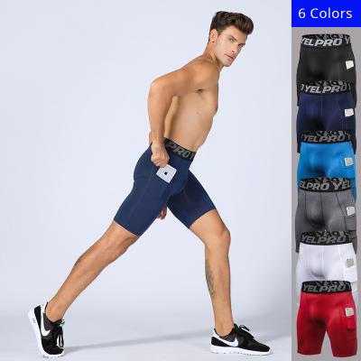 China Wholesale Custom Men Soccer Fitness Training Pants Soccer Jogger Sports Tight Shorts Pants Breathable With Pocket for sale