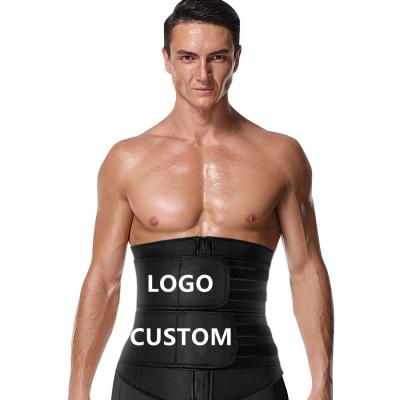 China Antibacterial Plus Size Men's Waist Shaper Cinchers Trimmer Tummy Slimming Belt Body Shapers Neoprene Waist Trainer Belt For Men for sale