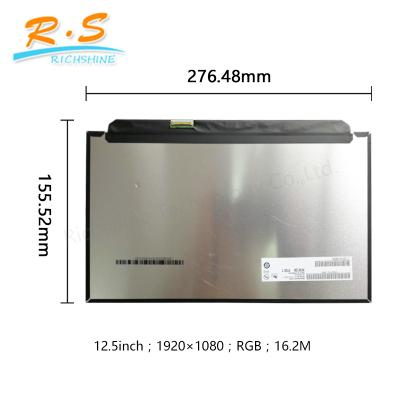 China Slim (PCBA B125HAN03.1 AUO 1920*1080P 30 Anti-Glare Screen Pins Computer Connector Flat TFT LCD Slim Panel for sale