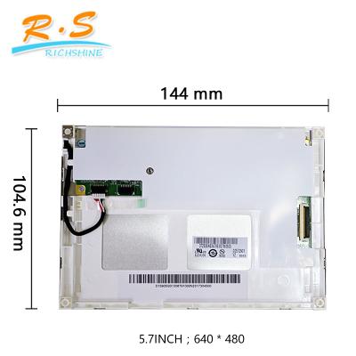 China AUO 640*480 G057VN01 V2 5.7 Inch Industrial LCD Display Anti-Glare 800:1 Contrast Ratio CMOS Connector Screen 5.7