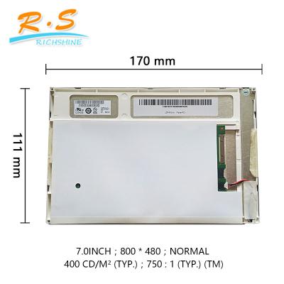 China AUO 7inch G070VW01.0 /G070VW01 V0 for car TFT-LCD display module 7.0 inch for sale