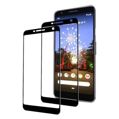 China Full Glue High Clarity Full Glue Tempered Glass 3D Screen Protector For Google Pixel 3A XL for sale