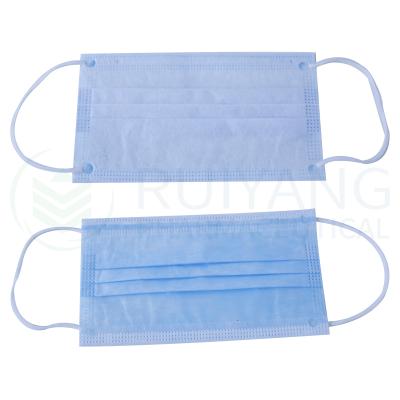 China Manufacturers Adult Plain Padded Mask Wholesale Medical Surgical Face Mask for sale