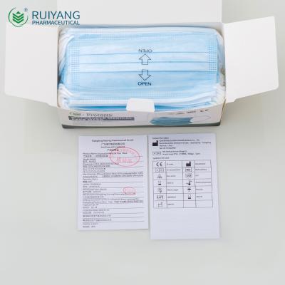 China All 3-Plyer Surgical Mask ASTM F2100 Level 3 Disposable Medical Face Mask BFE 99% Face Mask Factory for sale