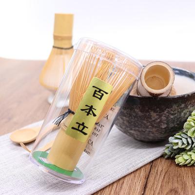 China Hensin's Viable Handmade 100Prongs Logo Plastic Matcha Whisk Custom Tea Set for Matcha Powder for sale