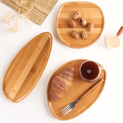 China Hensin Durable Bamboo Pizza Plate Creative Sushi Plates Japanese Style Dishes And Sushi Dishes With Different Shape for sale