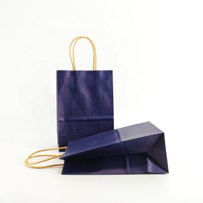 China Recyclable Factory Cutlery Kraft Paper Bag Wholesale Logo Print for sale