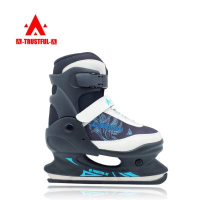 China Fashion\comfortable kids\durable like unisex ice skates shoes men versyelbaar shoes skate ice rental for real ice skate track for sale