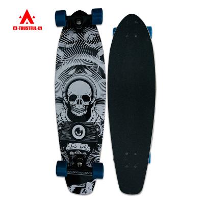 China Custom Printed Youth Skateboard Dragon Skateboard Fish Skateboard Longboard Complete Cruiser for sale