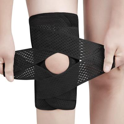 China Comfortable Breathe Free Adjustable Knee Protector Sports Knee Pads Compression Knee Pads for sale