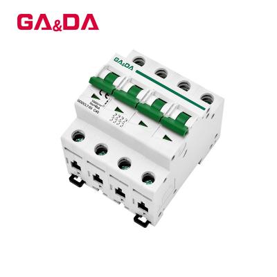 China Manufacturer 1000V 6KA Professional DC 4P 40Amp Mini MCB 6KA for sale