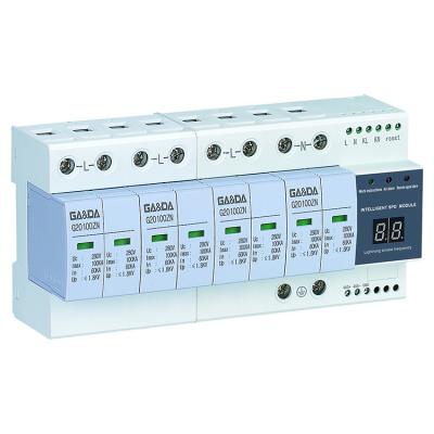 China PA66 nylon material and PBT engineering plastics GADA 280V 100KA smart whole house power supply surge protector for sale