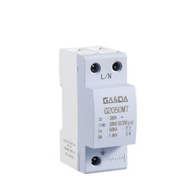 China Nylon PA66 Material and PBT Engineering Plastics GADA Iimp 50ka Lightning Surge Arrester Class 4 Spark Gap Surge Protector for sale