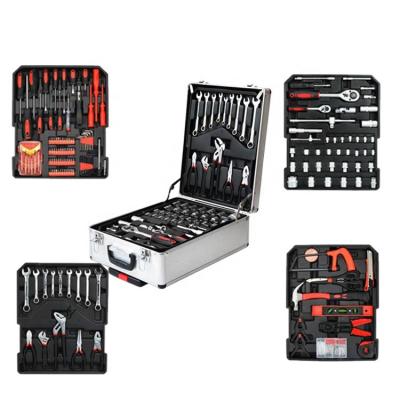 China Household Wholesale Price High Grade 499Pcs Auto Repair Socket Tool Kit With Aluminum Case for sale