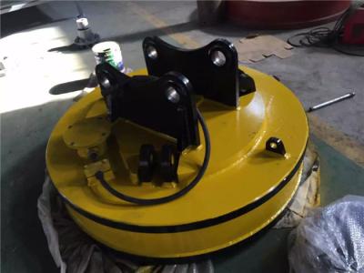 China Flat Round Magnets Plate Magnets For Lifting Steel Some Scrap Metal Yard for sale