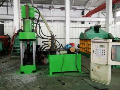 China Vibration Free Hydraulic Drive Briquette Machine For Compress Metal Scrap Iron for sale