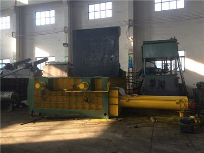 China 135 Kw Motor Hydraulic Baling Press Machine Cuboid Block Scrap Metal for sale