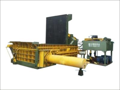 China Pushing - Out Discharging Scrap Hydraulic Baling Press PLC Control for sale