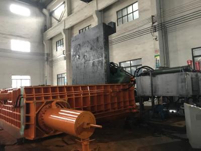 China 315 Tons Baling Force Cuboid Block Scrap Baler Machine Cylinder Scrap Metal Press for sale