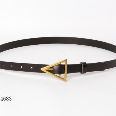 China ALLOY Fashion Western Custom Women Double Buckle PU Leather Belt for sale