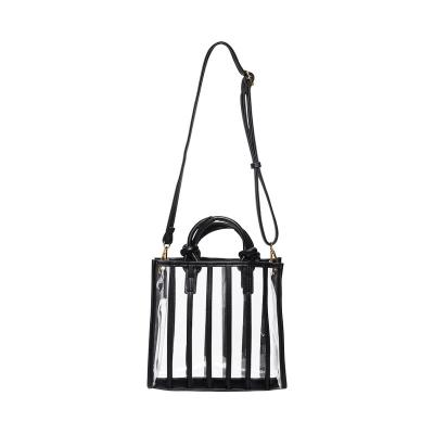 China Transparent PVC Tote Bag Jelly Cross Body Bag Handle Bag China For Women for sale