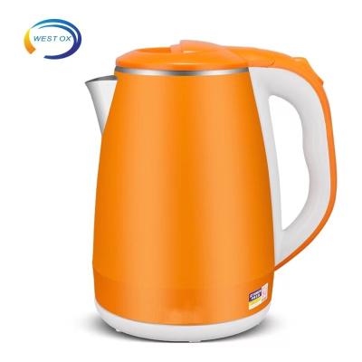 China 360 Degree Wall Rotation Low Cool Double Touch Water Heater Stainless Steel Portable Electric Kettle for sale