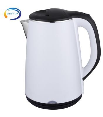 China Selling Electric Kettle 360 ​​Degree Stainless Steel Hot Sleek Base Double Temperature Control Rotation Wall for sale