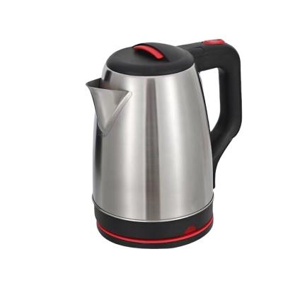 China 360 Degree 1.8L Home Appliance Stainless Steel Low Rotation Cordless Portable Electric Tea Kettle for sale