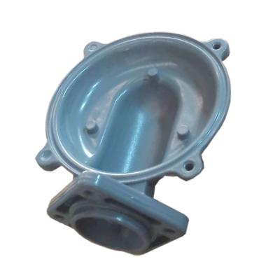 China Die Casting Elbow Parts Machinery Powder Coat Color Aluminum Customized Professional OEM/ODM Manufacturer for sale