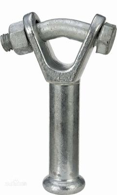 China Zusammengestellte Isolator End-Fitting Hochspannung Polymer Isolator Clevis Y zu verkaufen