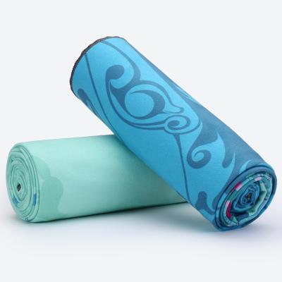 China Custom Logo Microfiber Quick Dry Washable Yoga Sports Towel For Hot Yoga Exercise for sale