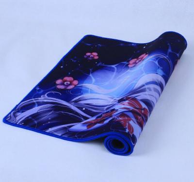 China Custom printed large size rubber mat PASSIONATE xxl mouse pad 5mm thick pad for sale