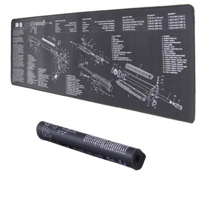 China Custom Factory Gun Mat Game Mouse Pad Eco-friendly Rubber Material Laptop Computer Mouse Pad for sale