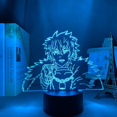 China Minimalist 3d Lamp Anime The Disastrous Life of Saiki K Shun Kaidou For Bedroom Night Decorative Light Saiki Kusuo No Sai Nan Led Light for sale