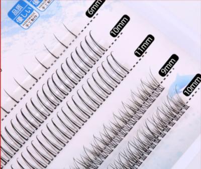 China Wholesale Segmented Natural Dense False Eyelashes From Natural Manufacturer for sale