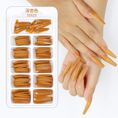 China French extra long pointed stiletto nail art tips acrylic fake nail tips cheap display sharp tips for sale