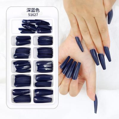 China ABS French Fake Nail Tip Press On Cheap Colorful Acrylic Nail Tips Artificial Nail Tips for sale