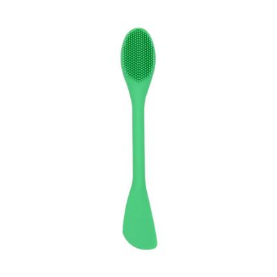 China Long Handle Silicone Face Mask Sweeps Flexible Facial Mud Mask Applicator Sweep Bald Moisturizers Applicator Tools for sale