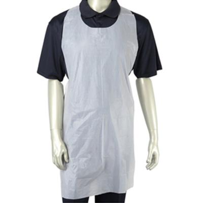 China Without Pockets Customized Personal Protective Waterproof PE Disposable Apron for sale