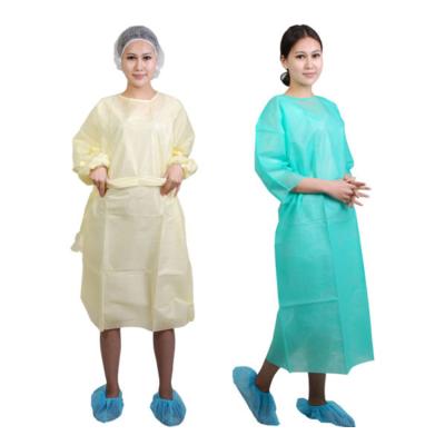 China Hospital Medical Custom Color Disposable Cash Patient Gown For Adult And Children for sale