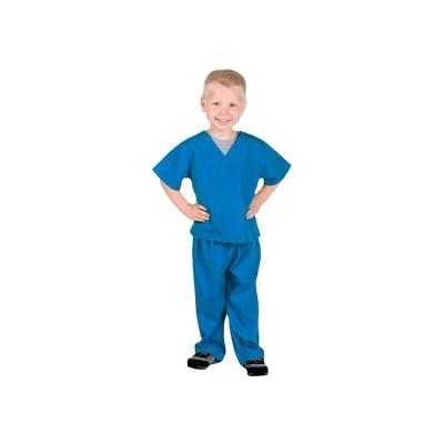 China Hospital Use Custom Size Colored Scrub Suit For Children Pediatric Patient Gown for sale