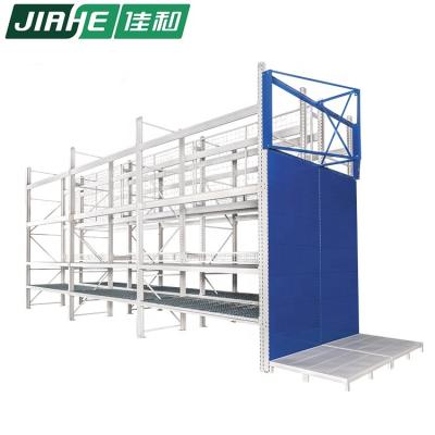 China Heavy Duty Supermarket Gondola Supermarket Storage Stacking Rack Shelf With Bracket for sale