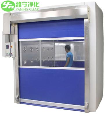 China food & Beverage Factory Rolling PVC Curtain Door Quick Cargo Air Shower for sale