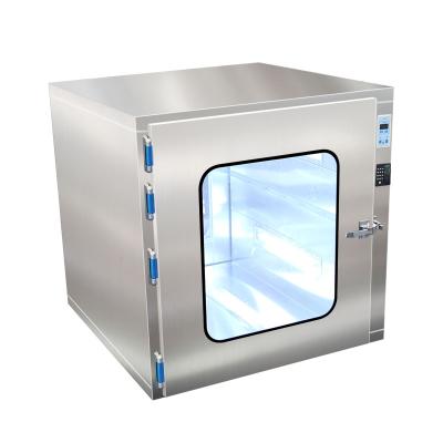 China Cleanroom Stainless Steel Pass Box , Transfer Window With Fingerprint Open for sale